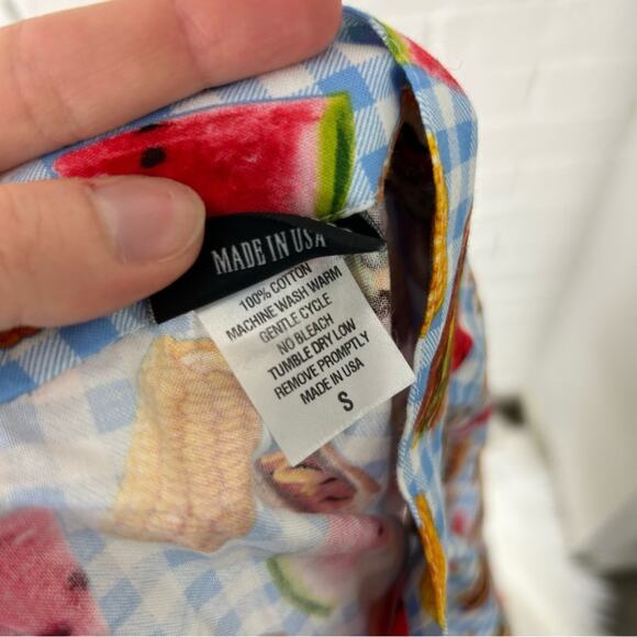 Retrolicious Picnic Summer Barbecue Retro Mod Printed Skirt Size S - Picture 4 of 12